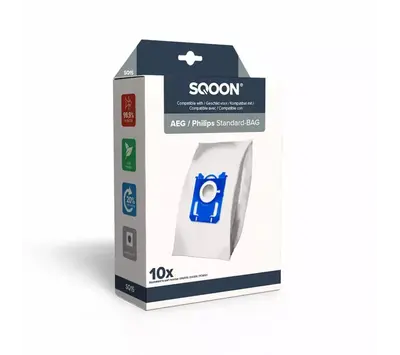 SQOON stofzuigerzakken voor Philips/ AEG S-BAG FC8021/03