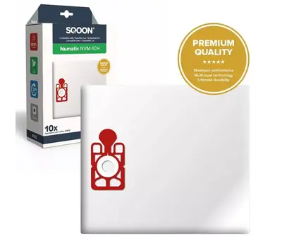 SQOON stofzuigerzakken voor Numatic NVM-1CH 604015