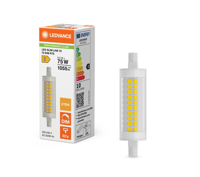 Ledvance LED buislamp 78mm dim 9.5/75W/2700k R7s