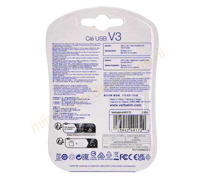 Verbatim USB stick / flash drive Store 'n' Go 16GB USB3.0 49172