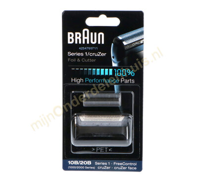 Braun scheerblad van scheerapparaat 81392188 10B/20B