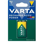 Varta Varta oplaadbare batterij E-blok 9 volt 200mAh 6F22 56722101401