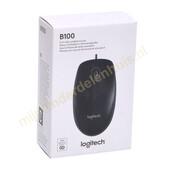 Logitech Logitech bedrade optische muis B100 910-003357 zwart