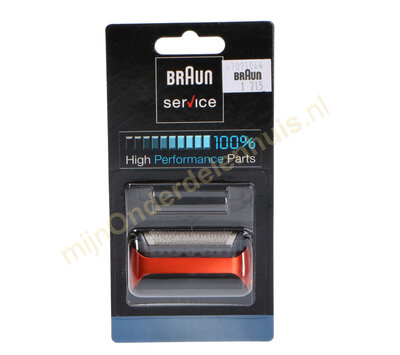 Braun scheerblad van scheerapparaat 67091064