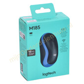 Logitech Logitech draadloze optische muis M185 910-002239 blauw