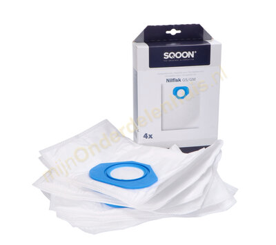 SQOON stofzuigerzakken voor Nilfisk 82095000 GS/GM 80-90