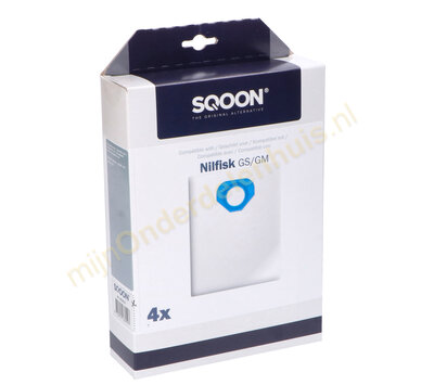 SQOON stofzuigerzakken voor Nilfisk 82095000 GS/GM 80-90