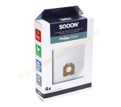 SQOON stofzuigerzakken voor Philips Oslo & Vision