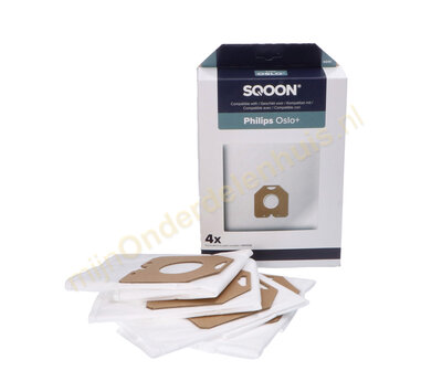 SQOON stofzuigerzakken voor Philips Oslo & Vision