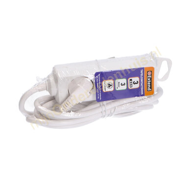 VB tafelcontactdoos 3-voudig 3m wit 41140