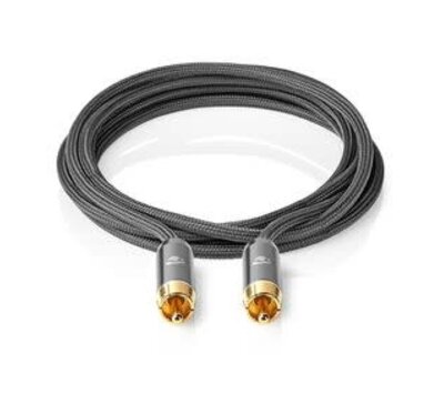 Nedis subwoofer kabel 5 meter ProfiGold line CATB24100GY50