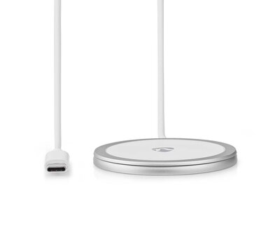 Nedis draadloze lader met standaard USB-C WCHAQM250SI
