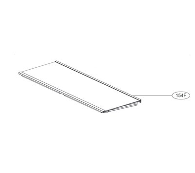 LG glasplaat van koelkast ACQ91170806