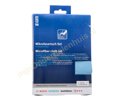 Bosch reinigingsdoeken E-Cloth RVS 00312327