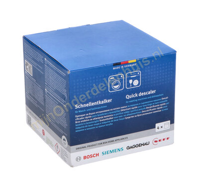 Bosch snelontkalker vaatwasser en wasmachine 00312331 4 stuks