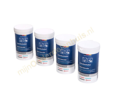 Bosch snelontkalker vaatwasser en wasmachine 00312331 4 stuks