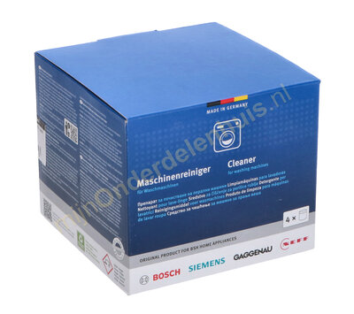 Bosch wasmachinereiniger 00311928 4 stuks