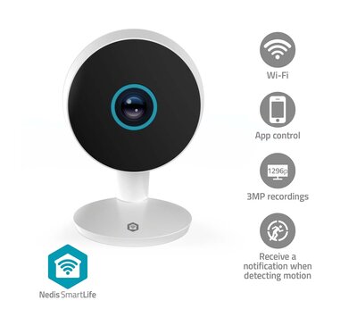 Nedis SmartLife wifi indoor camera WIFICI08CWT