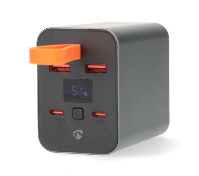 Nedis powerbank quickcharge 30000mAh PBKPD100W25BK