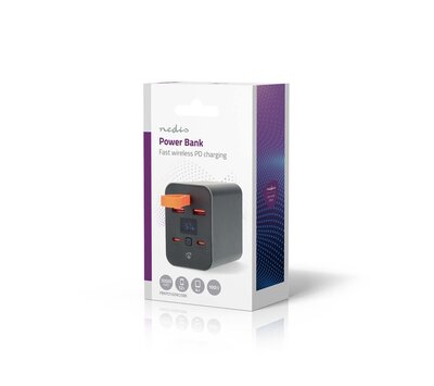 Nedis powerbank quickcharge 30000mAh PBKPD100W25BK