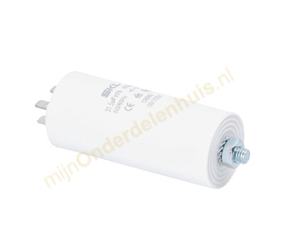 SKL condensator 31,5uF-450V met AMP-aansluiting