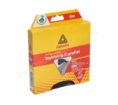 Deltafix zelfklevende tochtstrip E-profiel 6m 153