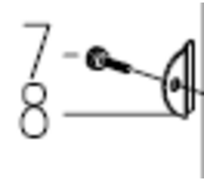 Boretti plaatje voor binnenruit van oven S/016/04