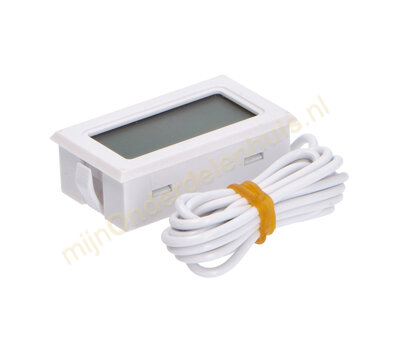 Universele digitale thermometer voor koelkast -50°C +70°C wit