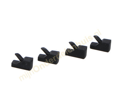 Whirlpool pannendrager voetjes van fornuis 484000000840