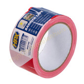 HPX HPX afzetlint wit / rood gestreept 50mm x 100m B50100