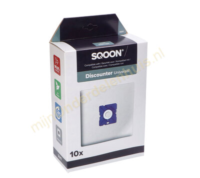 SQOON stofzuigerzakken voor Discounter