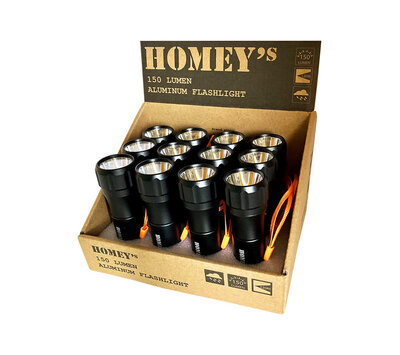 Homeij zaklamp pocket flashlight aluminium