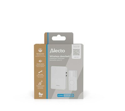 Alecto draadloze deurbel wit ADB-11WT