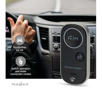 Nedis Bluetooth audiozender / -ontvanger 3.5 mm BTTC2500BK