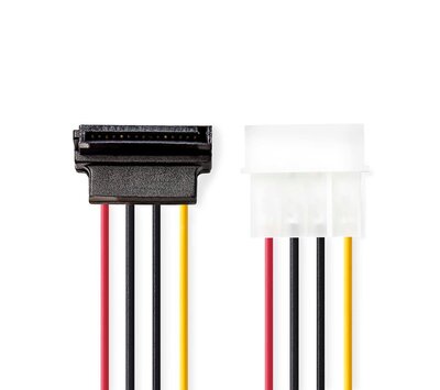 Nedis interne voedingskabel 0.15m CCGP73505VA015