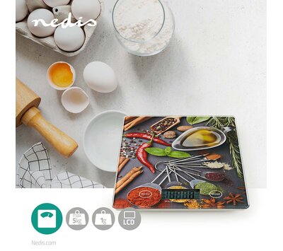 Nedis keukenweegschaal KASC113VA