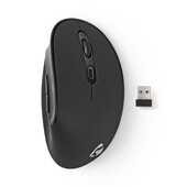Nedis Nedis ergonomische muis ERGOMSWS100BK