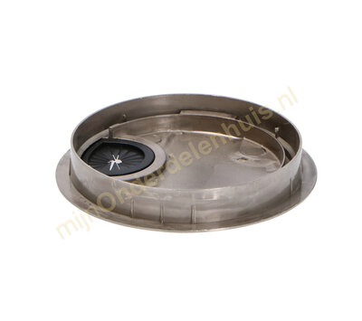 Tack kabeldoorvoer Ø80/95mm geborsteld aluminium