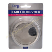 Tack Tack kabeldoorvoer Ø80/95mm geborsteld aluminium