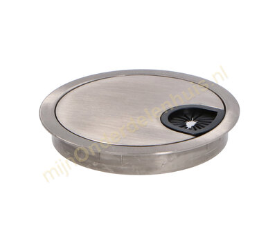 Tack kabeldoorvoer Ø80/95mm geborsteld aluminium