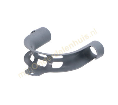 Beugel voor afvoerslang PVC grijs