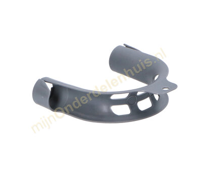Beugel voor afvoerslang PVC grijs