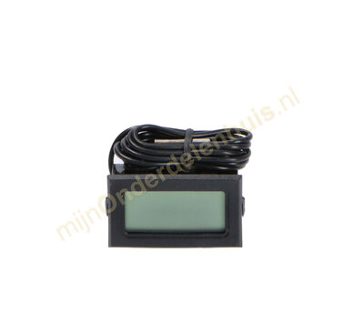 Universele digitale thermometer voor koelkast -50°C +70°C zwart