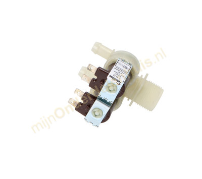 Universeel inlaatventiel 2-voudig recht 11mm