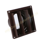 Nedco Universeel rooster voor luchtafvoer 3-kleps -bruin- 625.005.02