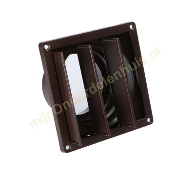 Universeel rooster voor luchtafvoer 3-kleps -bruin- 625.005.02