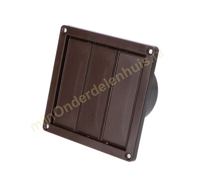 Universeel rooster voor luchtafvoer 3-kleps -bruin- 625.005.02