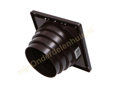 Universeel rooster voor luchtafvoer 3-kleps -bruin- 625.005.02