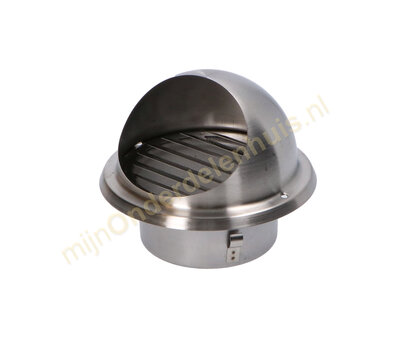 Universeel rooster voor luchtafvoer 100mm -RVS- 626.001.11