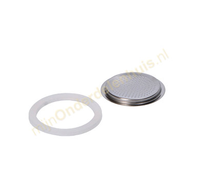 Bialetti filter van koffiezetter 800410 2-kops